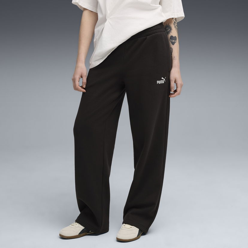 Tepláky Puma Essentials Small No. 1 Logo Comfort Straight-Leg Pants Hnedá | 689082_01