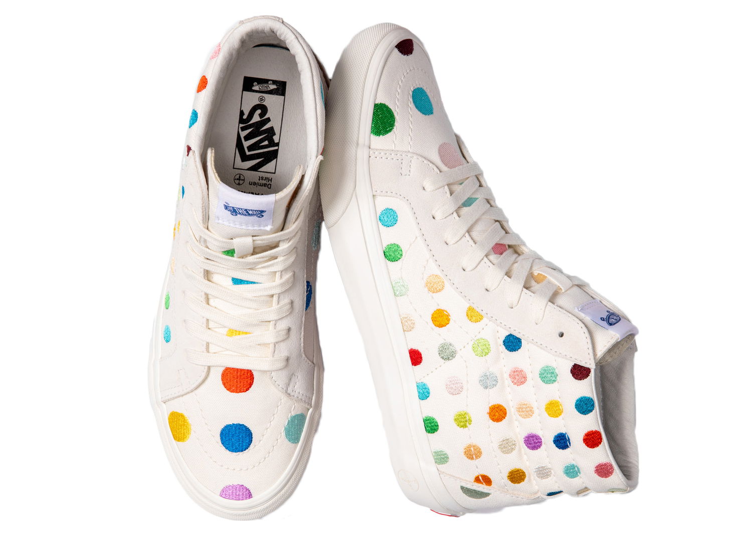 Tenisky a topánky Vans Damien Hirst x Sk8-Hi Reissue VLT LX Biela | VN0A3MV7TFA, 1