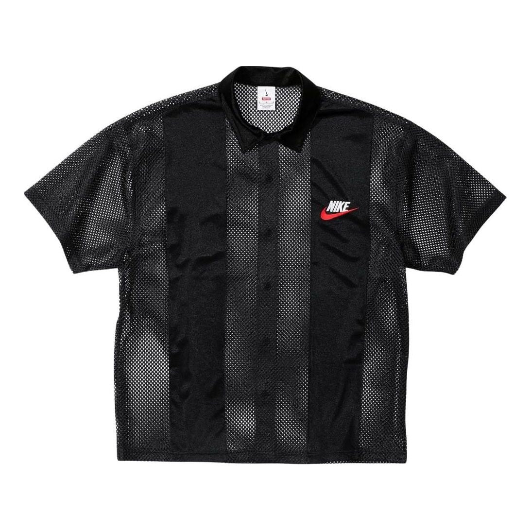 Košeľa Supreme Mesh Short Sleeve Shirt Čierna | SUP-SS24-166, 0