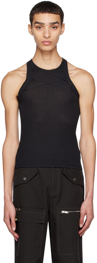 Tielko Dion Lee Lace Tank Top Čierna | C3099R23, 0