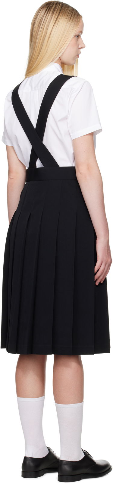 Sukňa Comme des Garçons Girl Pleated Pinafore Midi Skirt Čierna | NZ-A007-051-1, 2