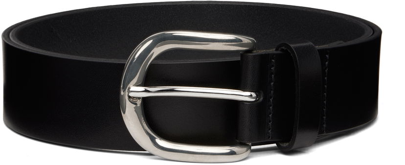 Opasok ISABEL MARANT Isabel Marant Zaph Leather Buckle Belt Čierna | E015CHB-A1B01J