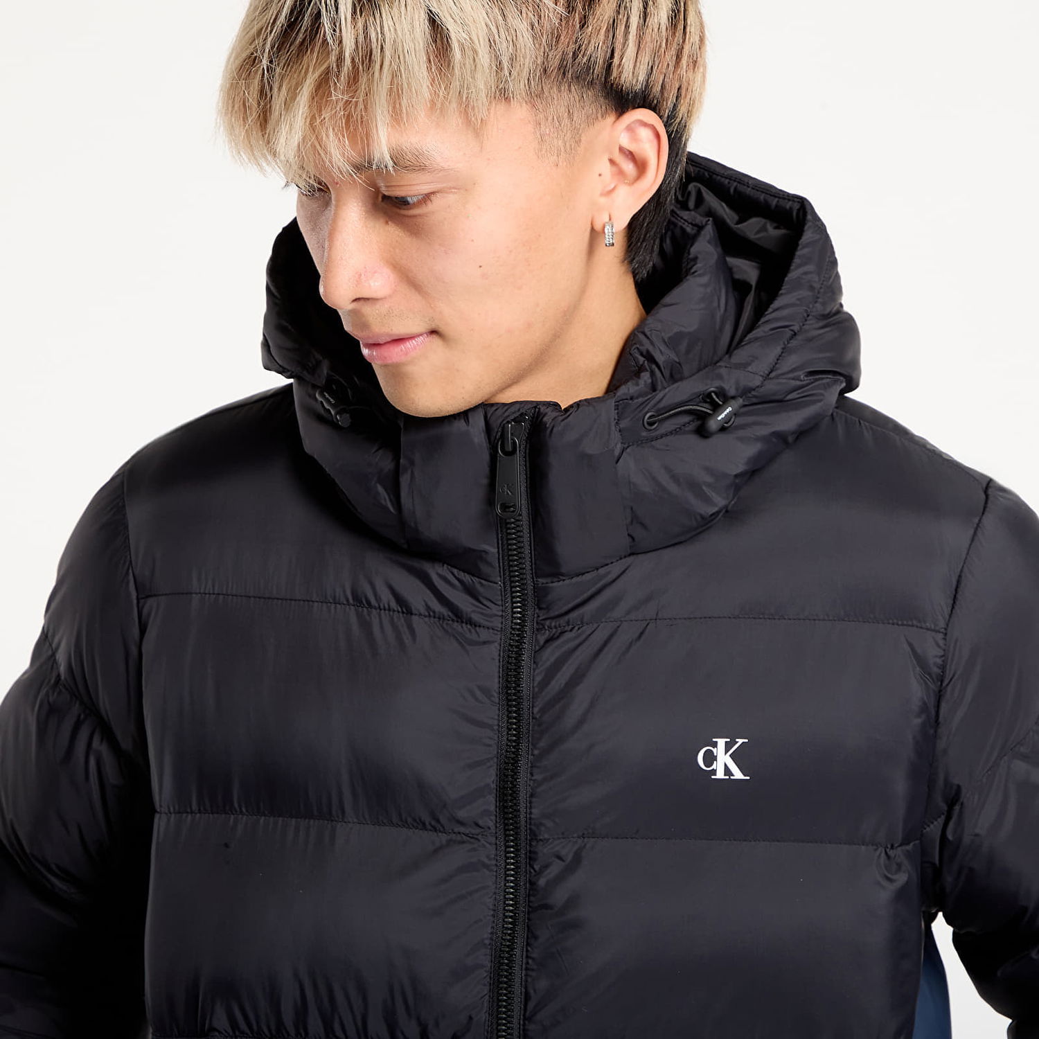 Prešívaná bunda CALVIN KLEIN Calvin Klein Jeans Ls Nylon Color Block Jacket Navy | LV04RD527G UB1, 1
