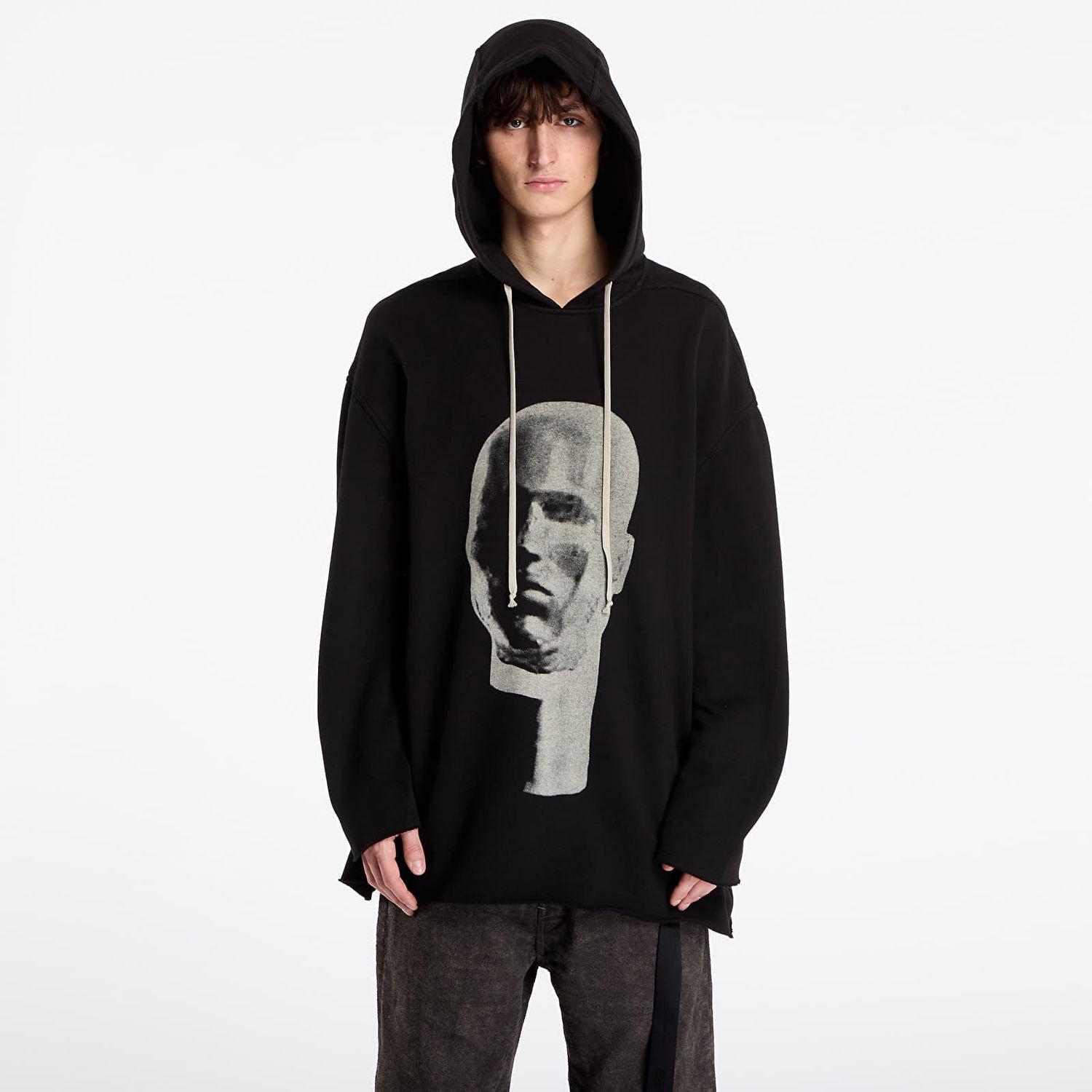Mikina Rick Owens Rick Owens DRKSHDW Peter Graphic Hoodie Čierna | DU02E7280 FEP1P 0908, 0