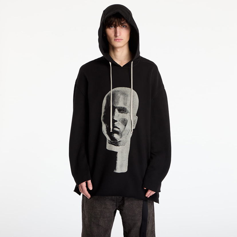 Mikina Rick Owens Rick Owens DRKSHDW Peter Graphic Hoodie Čierna | DU02E7280 FEP1P 0908