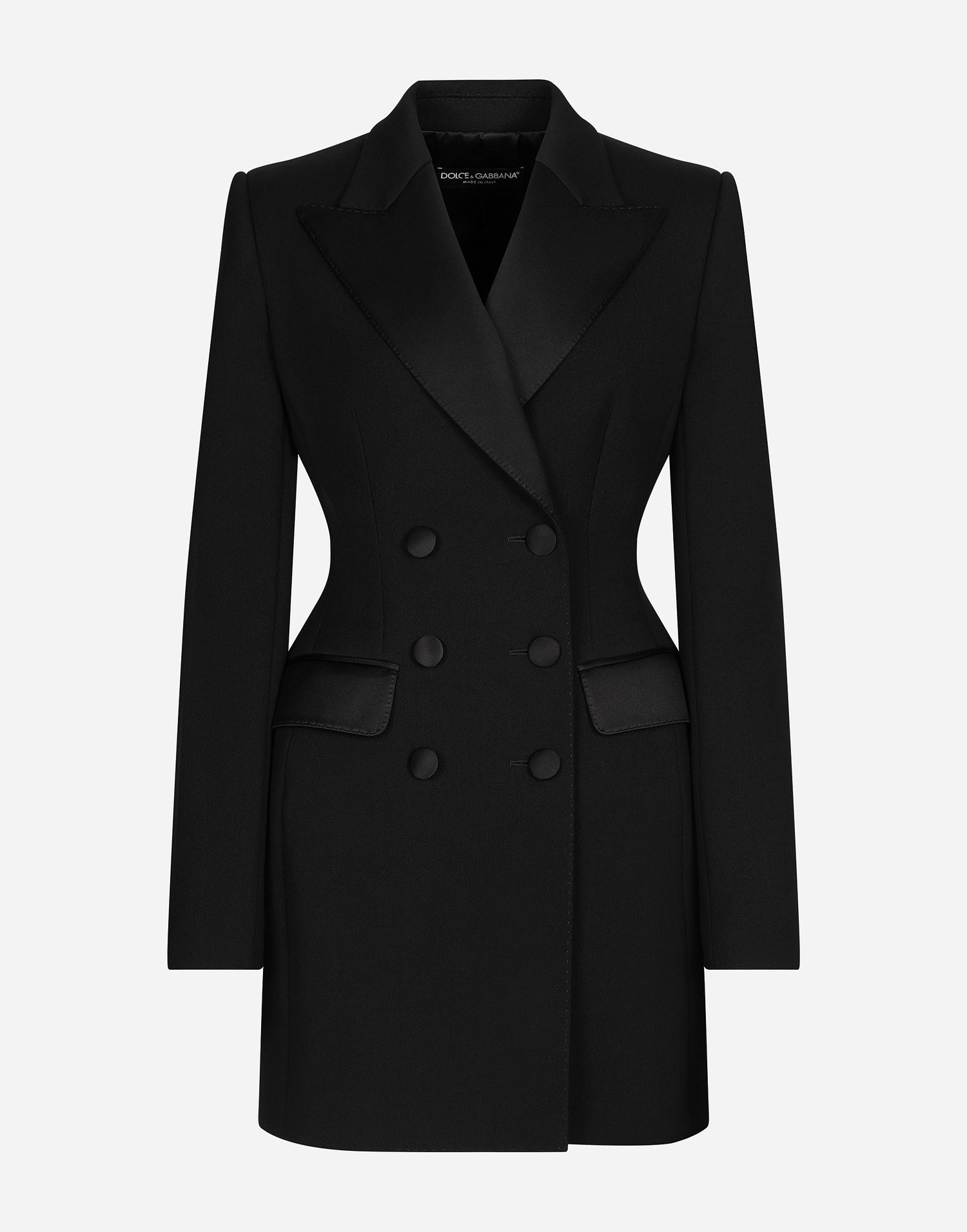 Bunda Dolce & Gabbana Double Breasted Jacket Čierna | F27CVTFUBGEN0000, 0