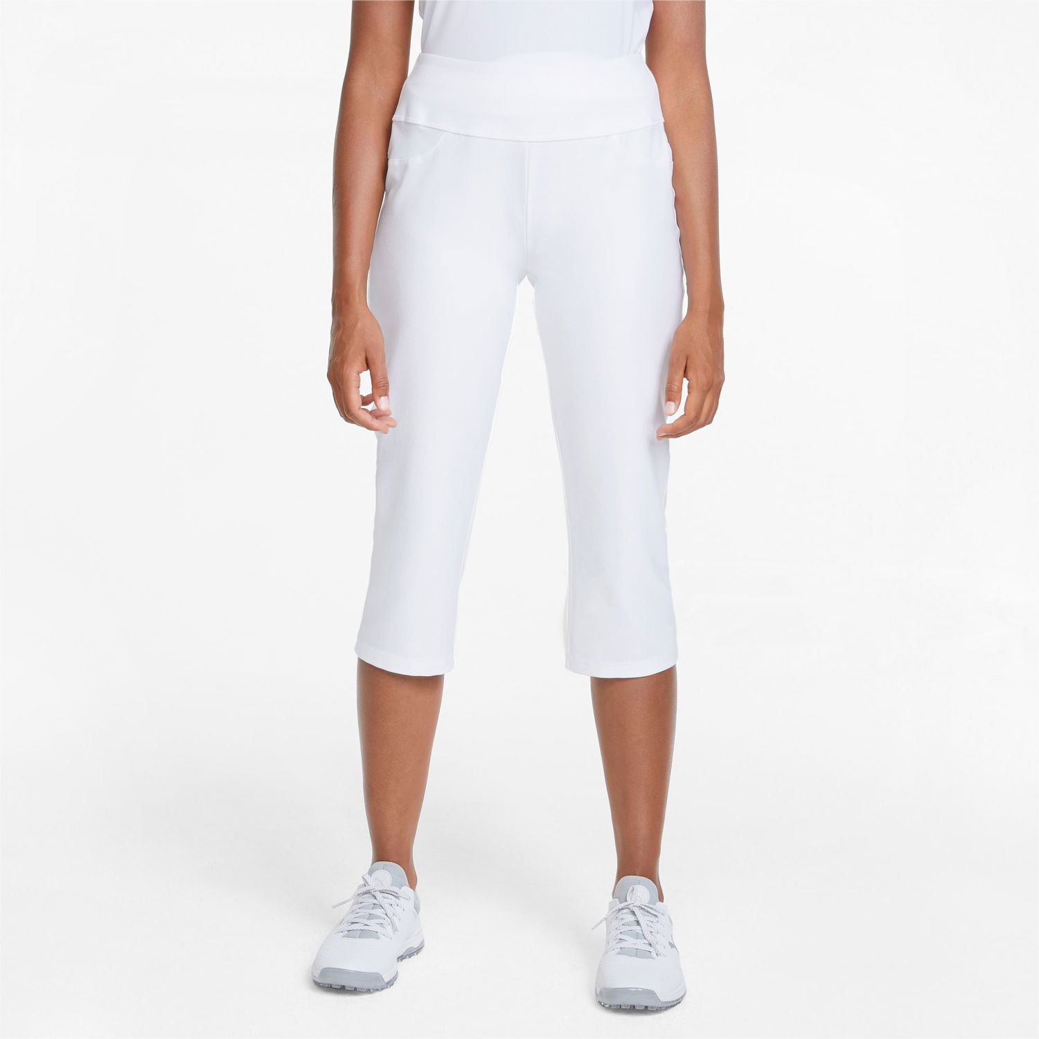 Nohavice Puma PWRSHAPE Golf Capri Pants Biela | 533017_02, 1