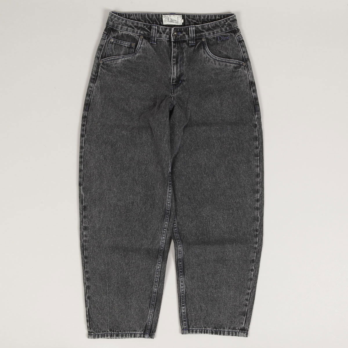Džínsy Dime Classic Baggy Denim Pants Čierna | DIMEHO2415BLK, 0
