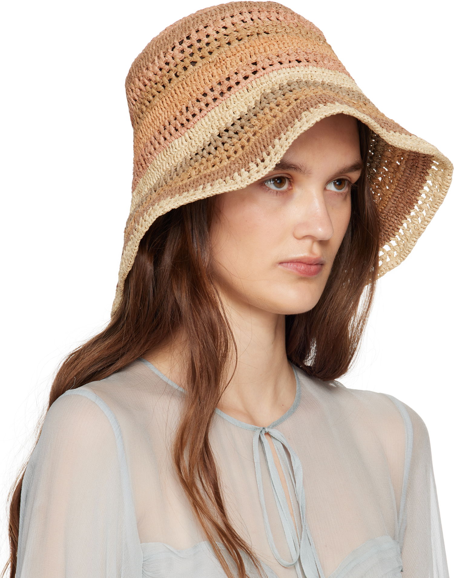 Klobúk CHLOÉ Chloé Sunset Crochet Bucket Hat Rôznofarebný | CHC25UD023CRB, 1