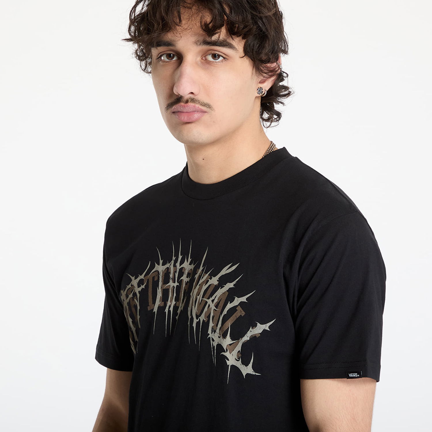 Tričko Vans Short Sleeve T-Shirt Metal Arch Čierna | VN000M47BLK1, 1