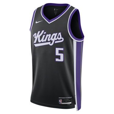 Dres Nike Dri-FIT NBA De'Aaron Fox Sacramento Kings Icon Edition 2023/24 Swingman Jersey Čierna | DX8621-010, 2