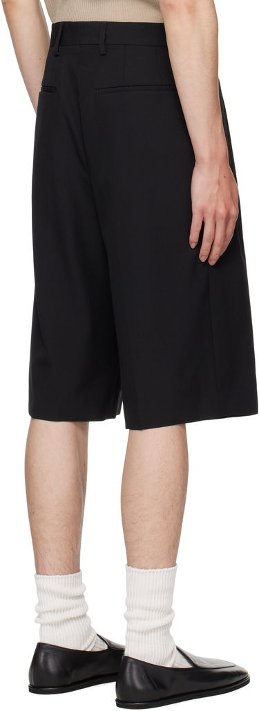 Šortky Dries Van Noten Dries Van Noten Wool Pleated Shorts Čierna | 252-020935-2057, 2