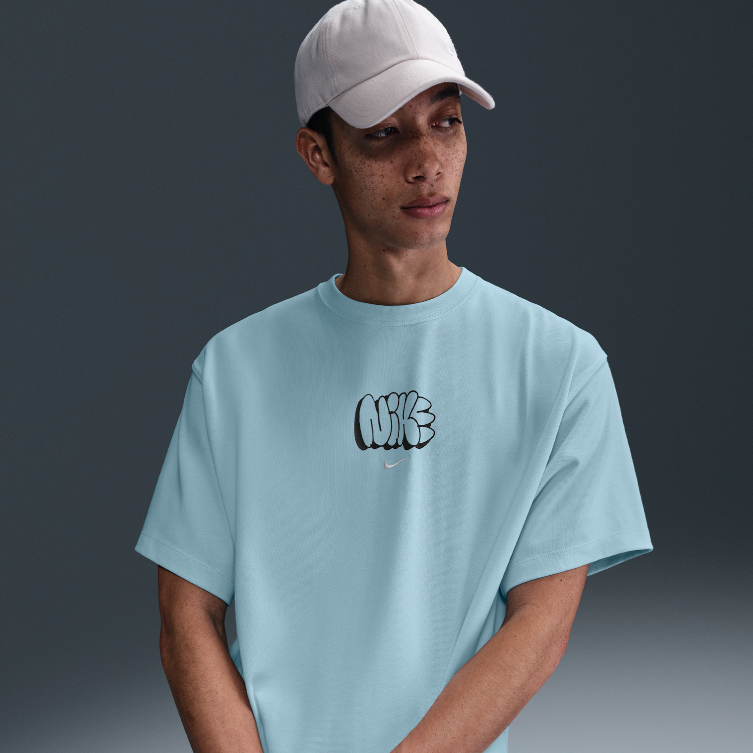 Tričko Nike Solo Swoosh T-Shirt Modrá | HQ4182-474, 0
