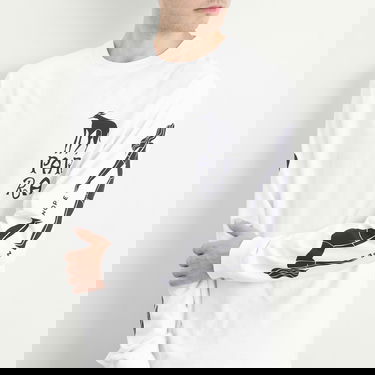 Tričko By Parra Parra Dog Training Graphic Long Sleeve T-Shirt Biela | 54110-WHT, 5