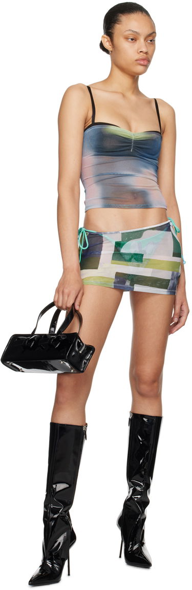 Sukňa Miaou Miaou Elektra Print Mesh Mini Skirt Rôznofarebný | 4014PM2GEO, 3