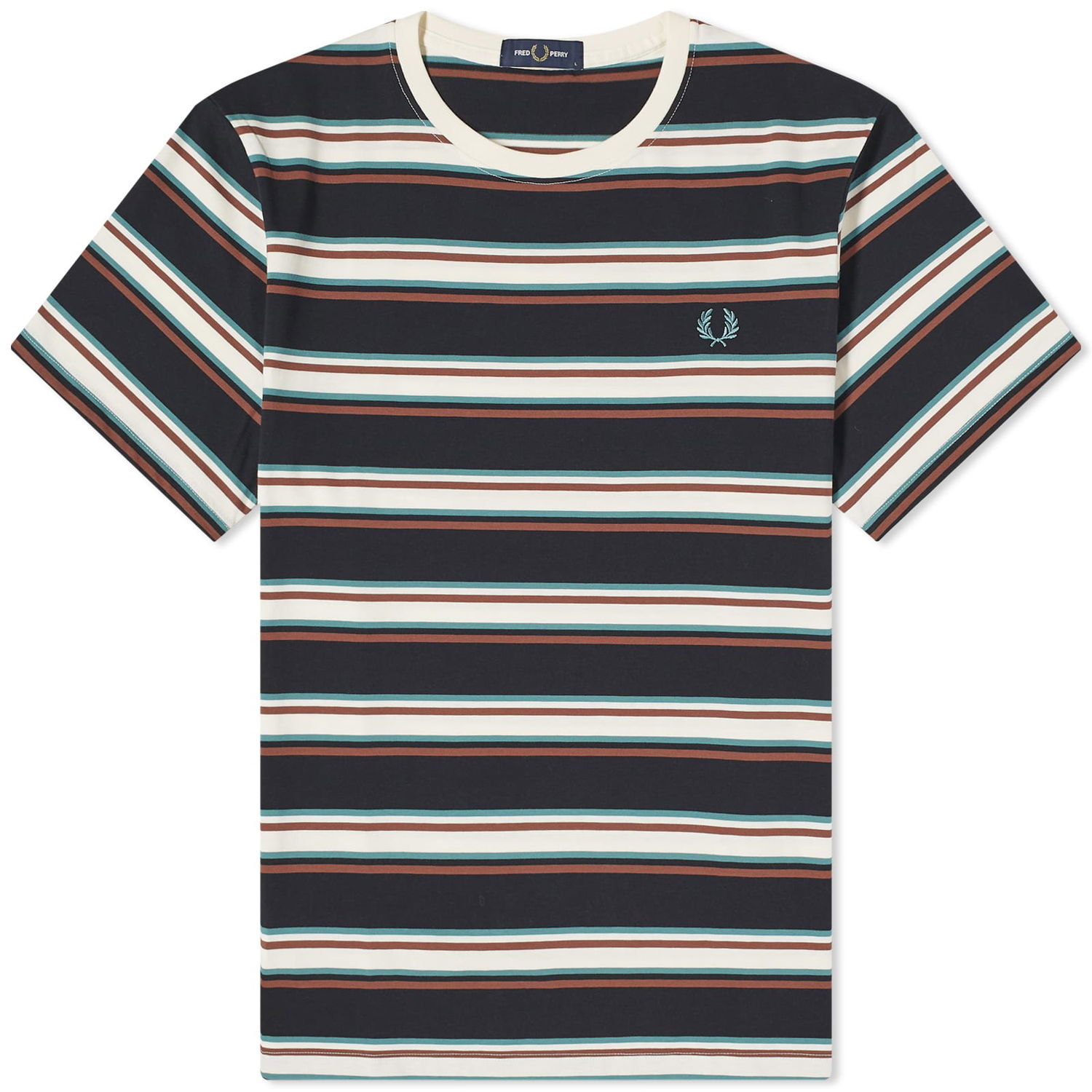 Tričko Fred Perry Stripe T-Shirt Navy | M6557-560, 0