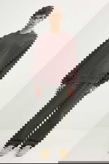 Mikina Carhartt WIP Vista Sweat Plain Cotton Sweatshirt Hnedá | I029522.33HGD, 4