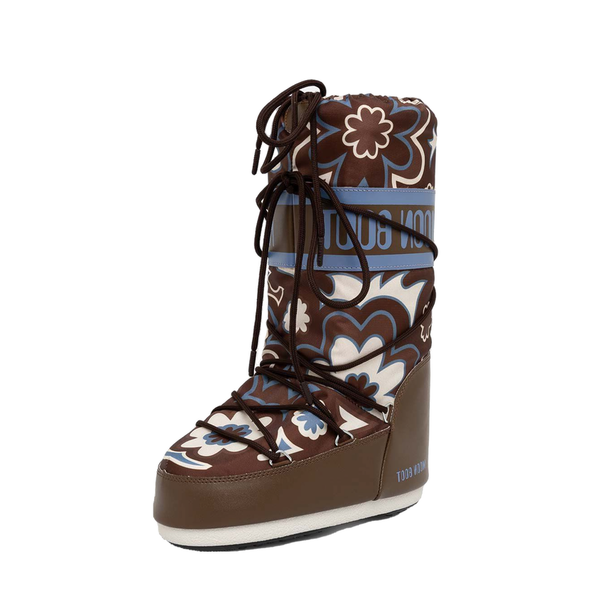 Tenisky a topánky Moon Boot MB ICON FLOWER Boots Hnedá | 80D1402940.MH07