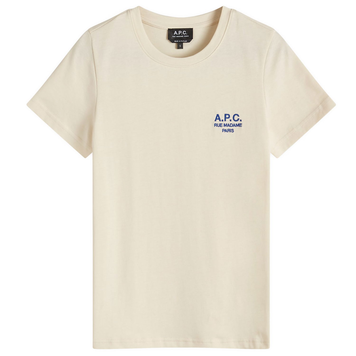 Tričko A.P.C. Logo T-Shirt, Size Large Béžová | COEZC-F26842-TAJ, 0