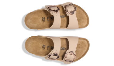 Tenisky a topánky Birkenstock Arizona Flower Buckle Birko-Flor Regular Fit Sandals Béžová | 1030439, 5