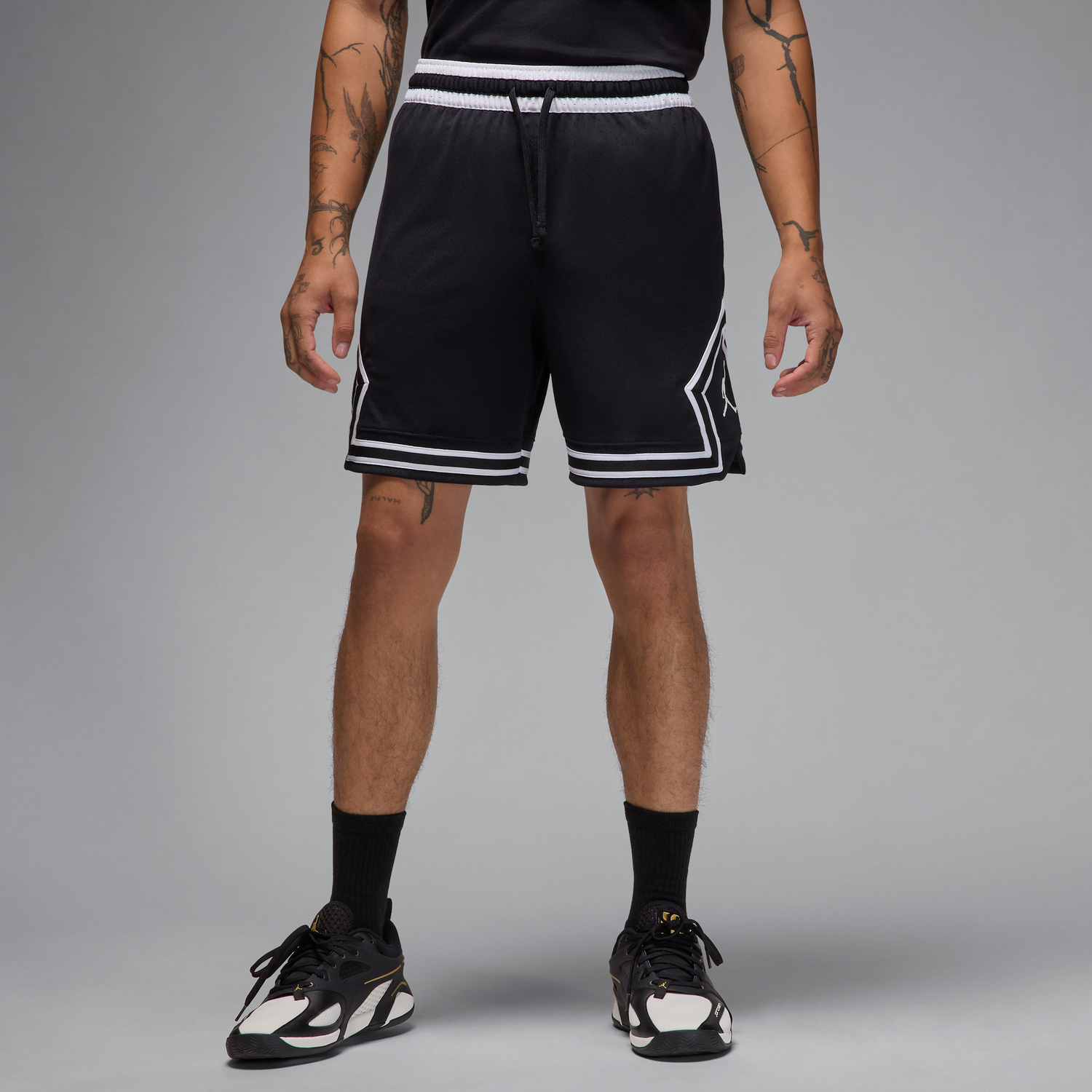 Šortky Jordan Jordan Sport Diamond Dri-FIT Mesh Shorts Čierna | HF9910-010, 0