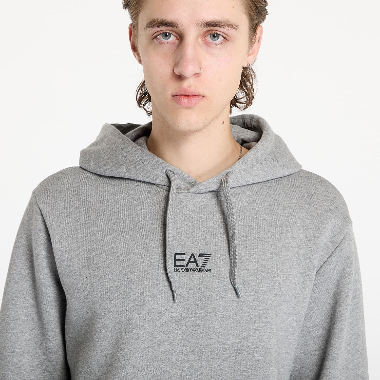 Mikina Emporio Armani Sweatshirt EA7 Sweatshirt Med.Grey Mel S Šedá | 8NPM37PJVTZ3905, 1
