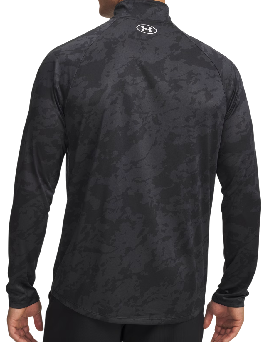 Tričko Under Armour Long-Sleeve Top Tech 2.0 1/2 Zip Čierna | 1328495-007, 1