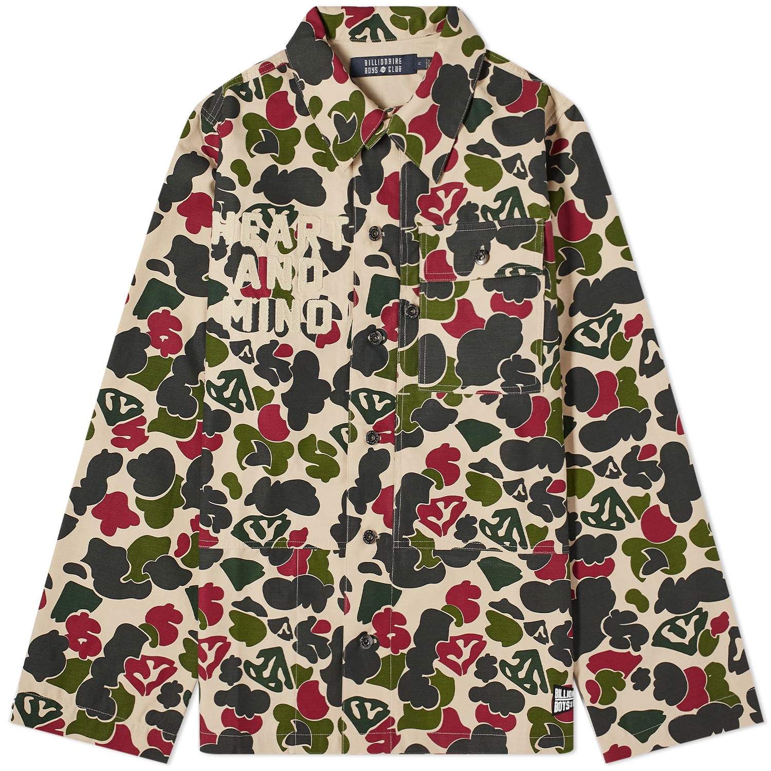 Bunda BILLIONAIRE BOYS CLUB Duck Camo Overshirt Zelené | B23423-MLT, 0