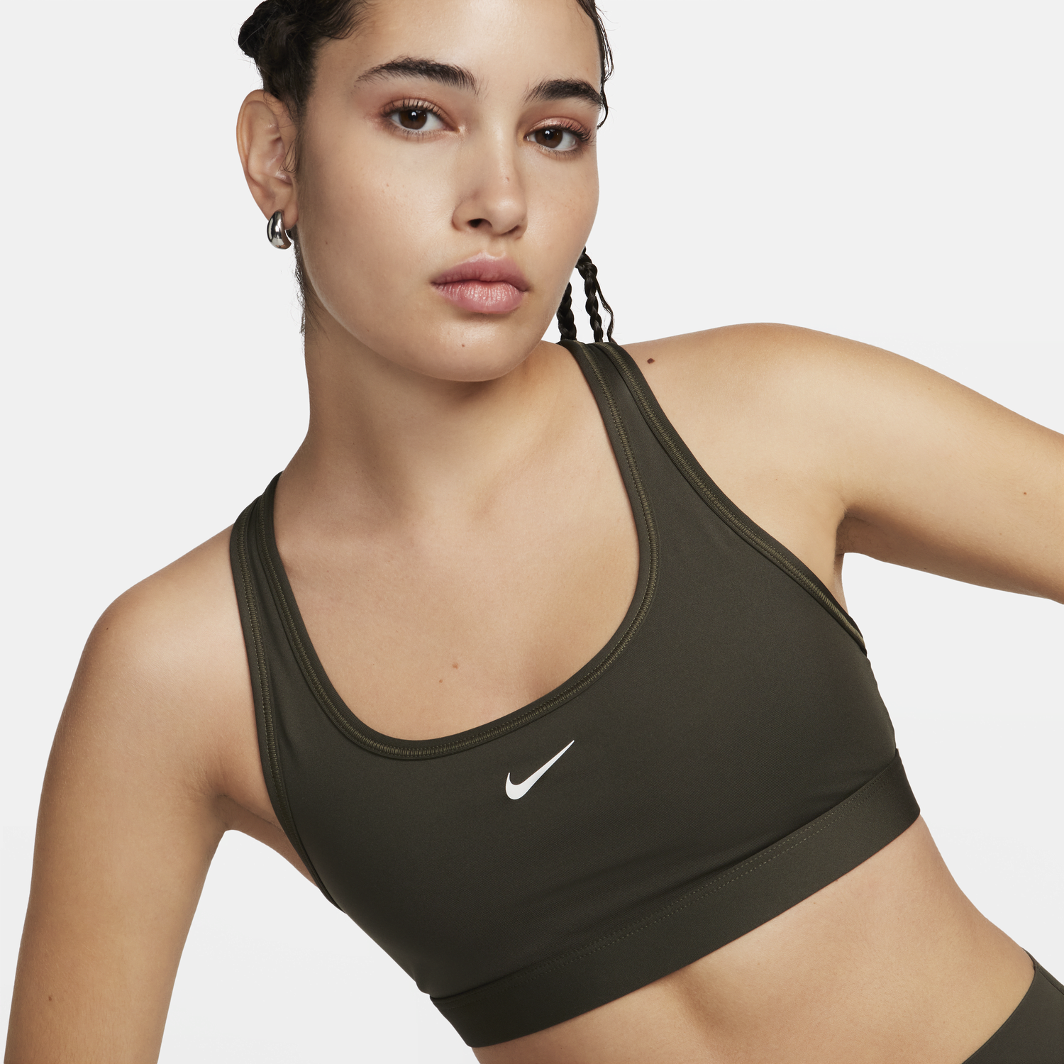 Podprsenka Nike Swoosh Zelené | DX6817-325, 0