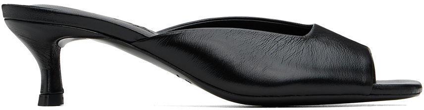 Tenisky a topánky BY FAR Wendy Black Leather Mules Čierna | MWFHO128LL002BK001PL, 0