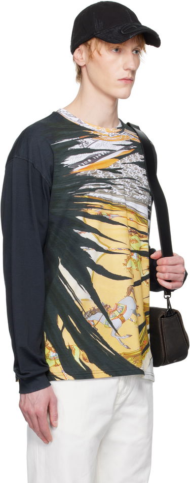 Tričko Diesel Diesel Carousel Graphic Long Sleeve T-Shirt Čierna | A19652-0PJBL-9XXA, 1