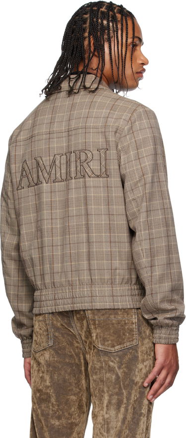 Bunda AMIRI AMIRI Check Blouson Jacket Hnedá | AMOUBN1100, 2
