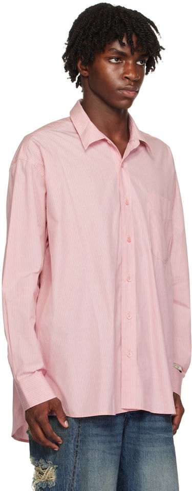 Košeľa ADER ERROR Pinstripe Relaxed Fit Shirt Ružová | BMADFWSH0105PK, 1