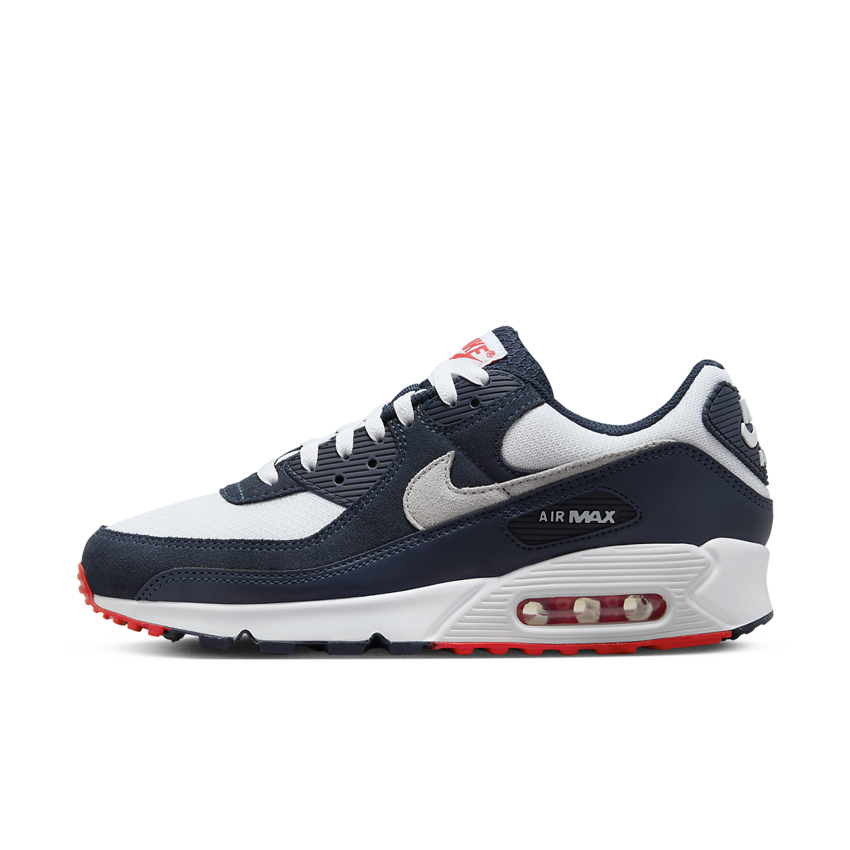Air Max 90 "Navy Crimson"
