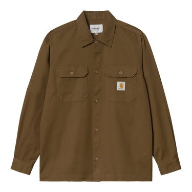 Košeľa Carhartt WIP Long Sleeve Craft Shirt Hnedá | I033814_9, 4