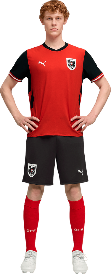 Dres Puma Austria Authentic Home 2026 Jersey Červená | 783199-01, 2