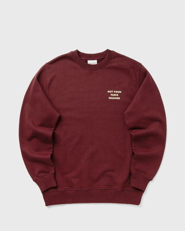 Mikina Drôle de Monsieur Slogan Sweatshirt Vínová | I-SW149-CO127-WN, 1