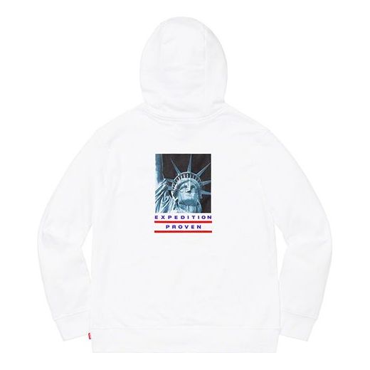 Mikina Supreme Supreme x The North Face Statue of Liberty Hoodie Biela | SUP-FW19-904