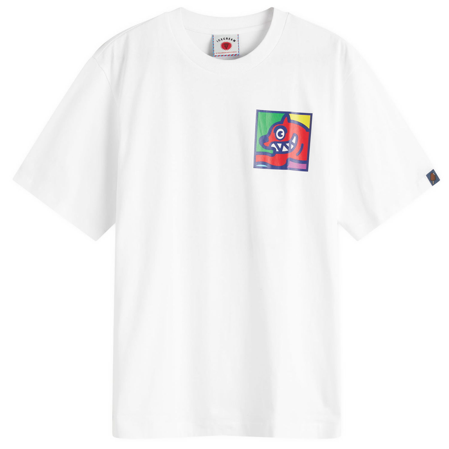 Tričko BBC IceCream Pop Art Running Dog Graphic Tee Biela | IC25256-WHT, 0