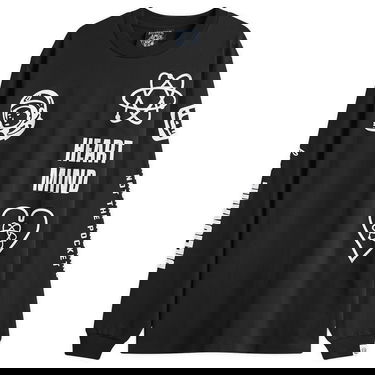 Tričko BILLIONAIRE BOYS CLUB Multi Print Long Sleeve T-Shirt Čierna | B24456-BLK, 1