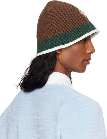 Klobúk Casablanca Casablanca Crochet Bucket Hat Hnedá | AS25-HAT-081-01, 2