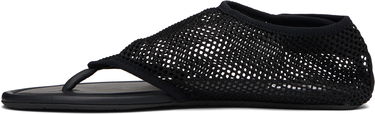 Starostlivosť o obuv Alaïa ALAÏA Thong Fishnet Sandals Čierna | AA3S126TK050, 2