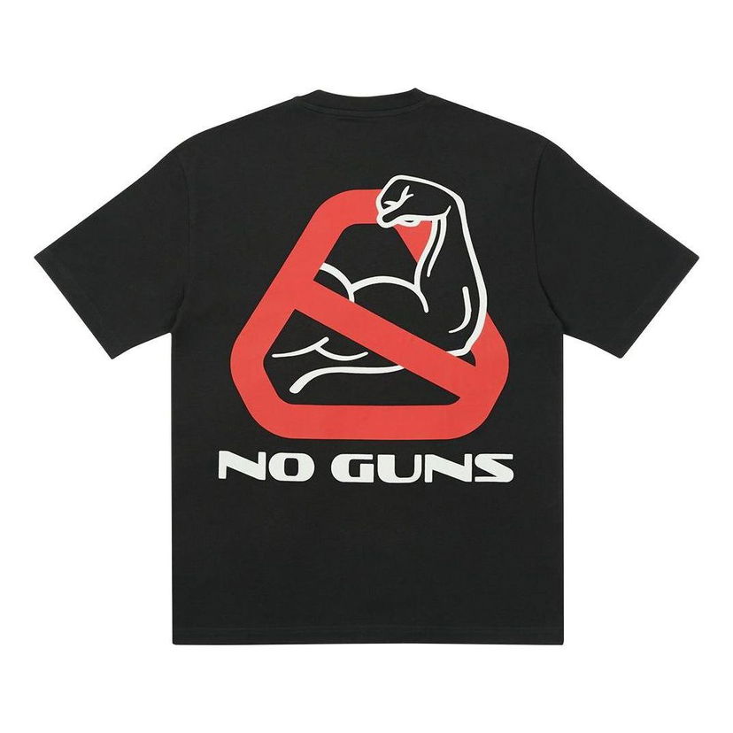Tričko Palace Palace Nein Guns Graphic Print T-Shirt Čierna | P22TS117
