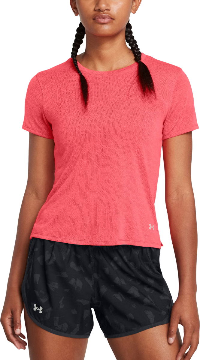 Tričko Under Armour UA Launch Camo Shortsleeve Ružová | 1386337-713, 0
