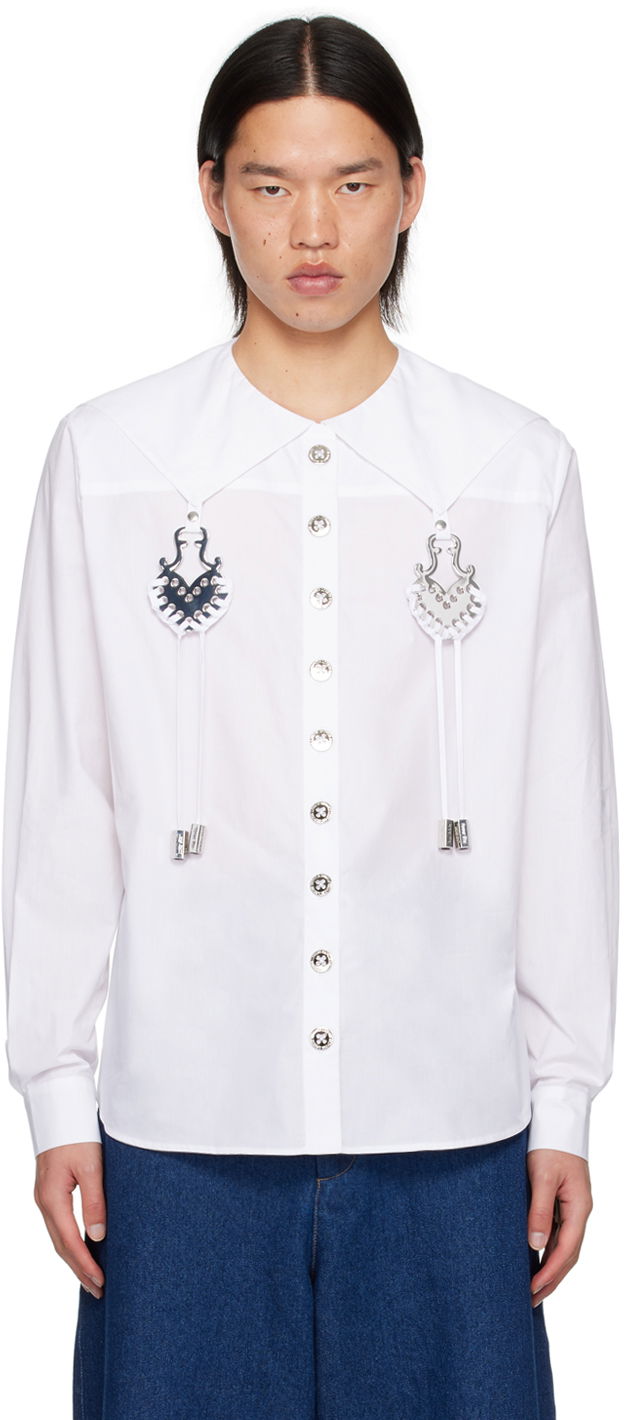 Košeľa Chopova Lowena Chopova Lowena Ossel Button-Up Shirt Biela | 2241, 0