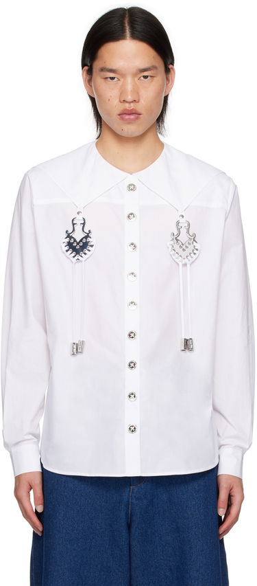 Košeľa Chopova Lowena Chopova Lowena Ossel Button-Up Shirt Biela | 2241, 0