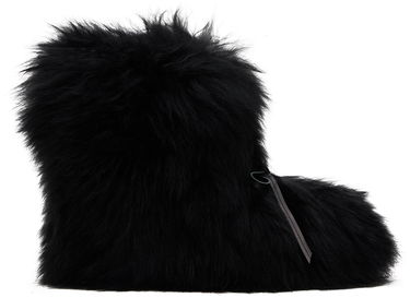Kabáty We11done We11done Fur Moccasin Boots Čierna | WD-AO2-24-459-W-BK, 0