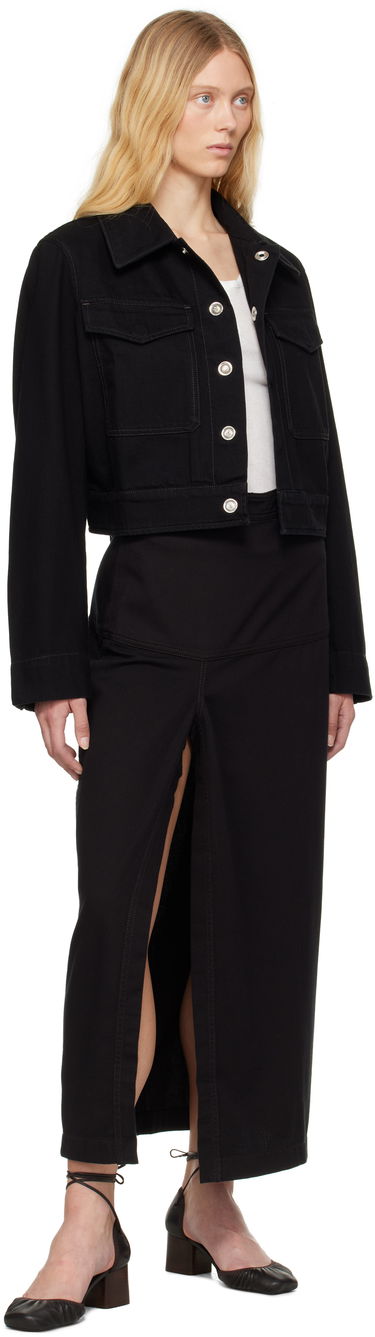 Bunda LEMAIRE Lemaire Two Pocket Cropped Denim Jacket Čierna | OW1139 LD1031, 3