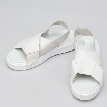 Tenisky a topánky Puma Platform SandalLEA Wn's glacier gray - glacier gray Šedá | 365481 02, 2