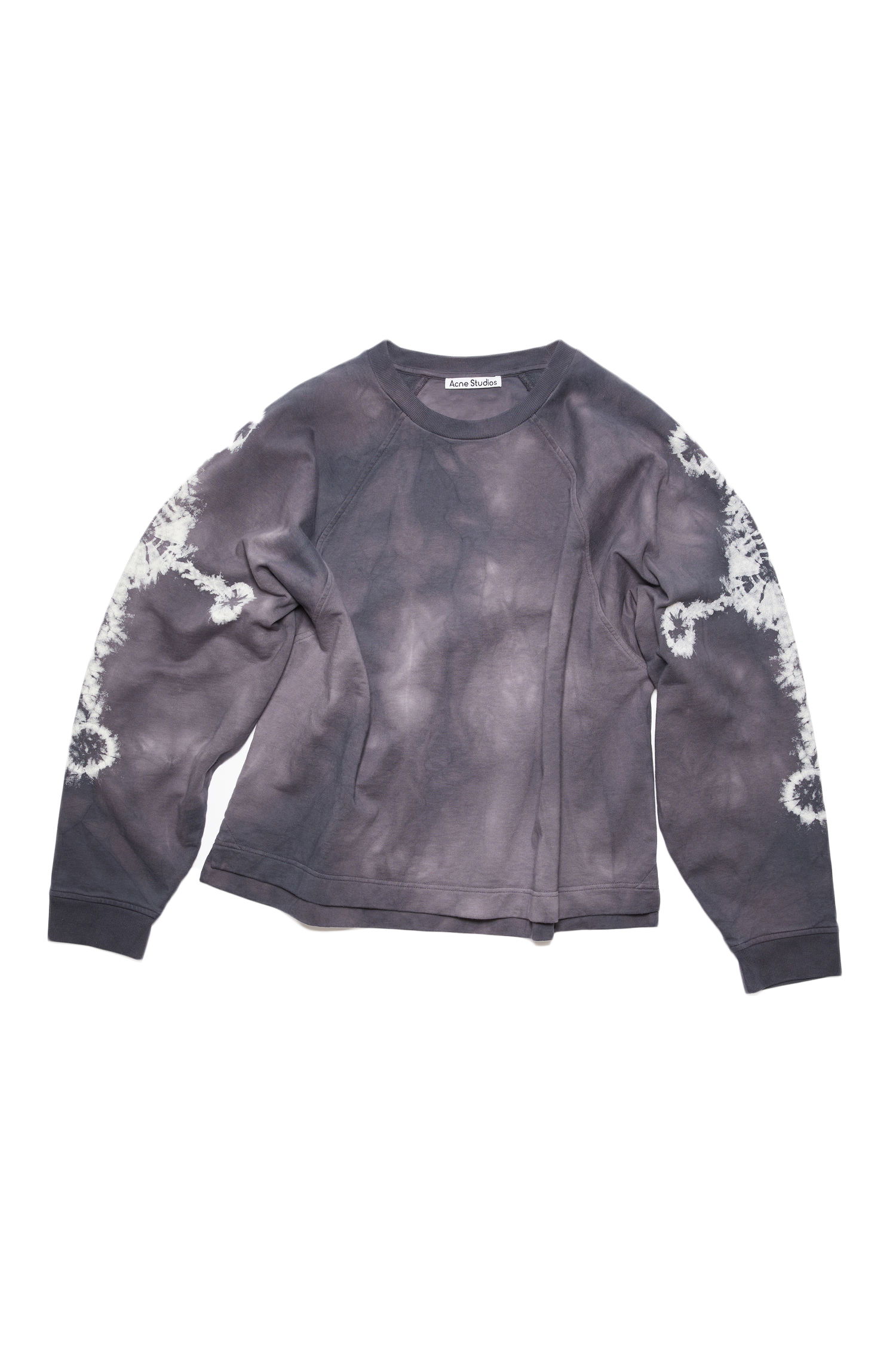 Sveter Acne Studios Raglan Tie-Dye Crewneck Sweatshirt Fialová | FN-MN-SWEA000290, 0